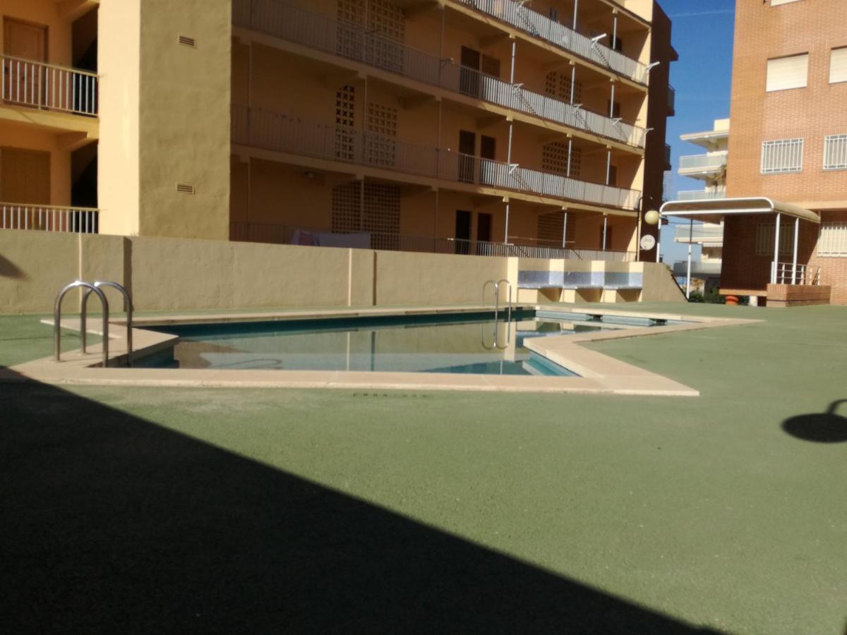 Apartamento Con Gran Terraza, Piscina Y Con Vistas Al Mar, A Solo 50 M De La Playa Daimus Exterior foto