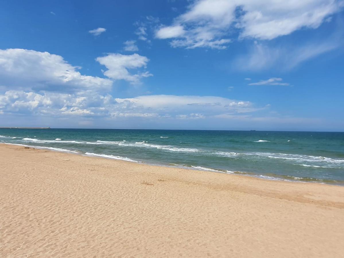 Apartamento Con Gran Terraza, Piscina Y Con Vistas Al Mar, A Solo 50 M De La Playa Daimus Exterior foto